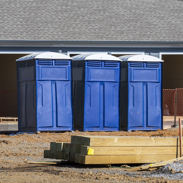 what is the maximum capacity for a single porta potty in Barnes